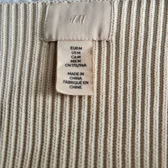 H&M Cream Off-the-Shoulder Sweater - Picture 12 of 13